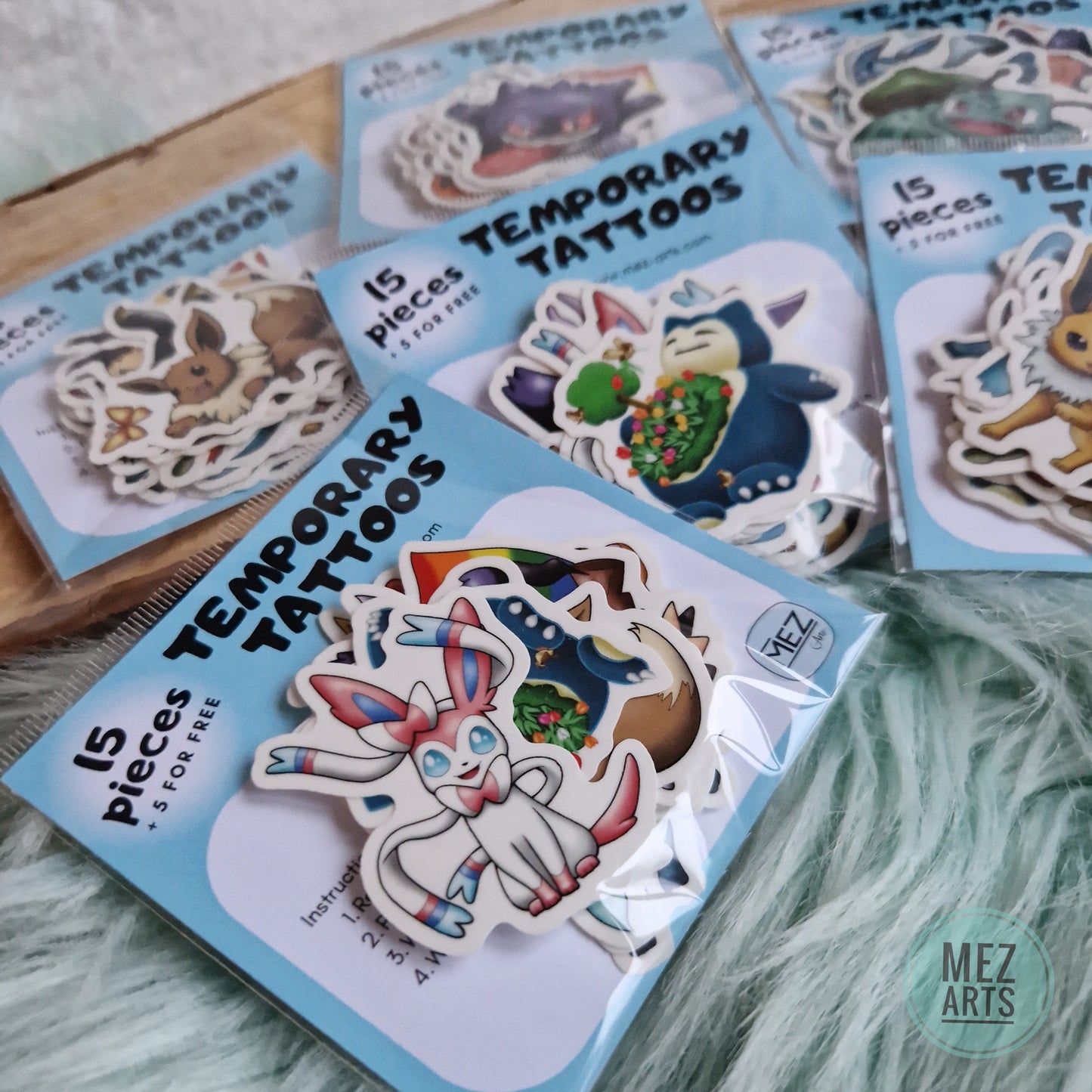Temporary Tattoo set