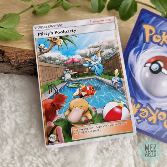 Misty's Poolparty | Custom card