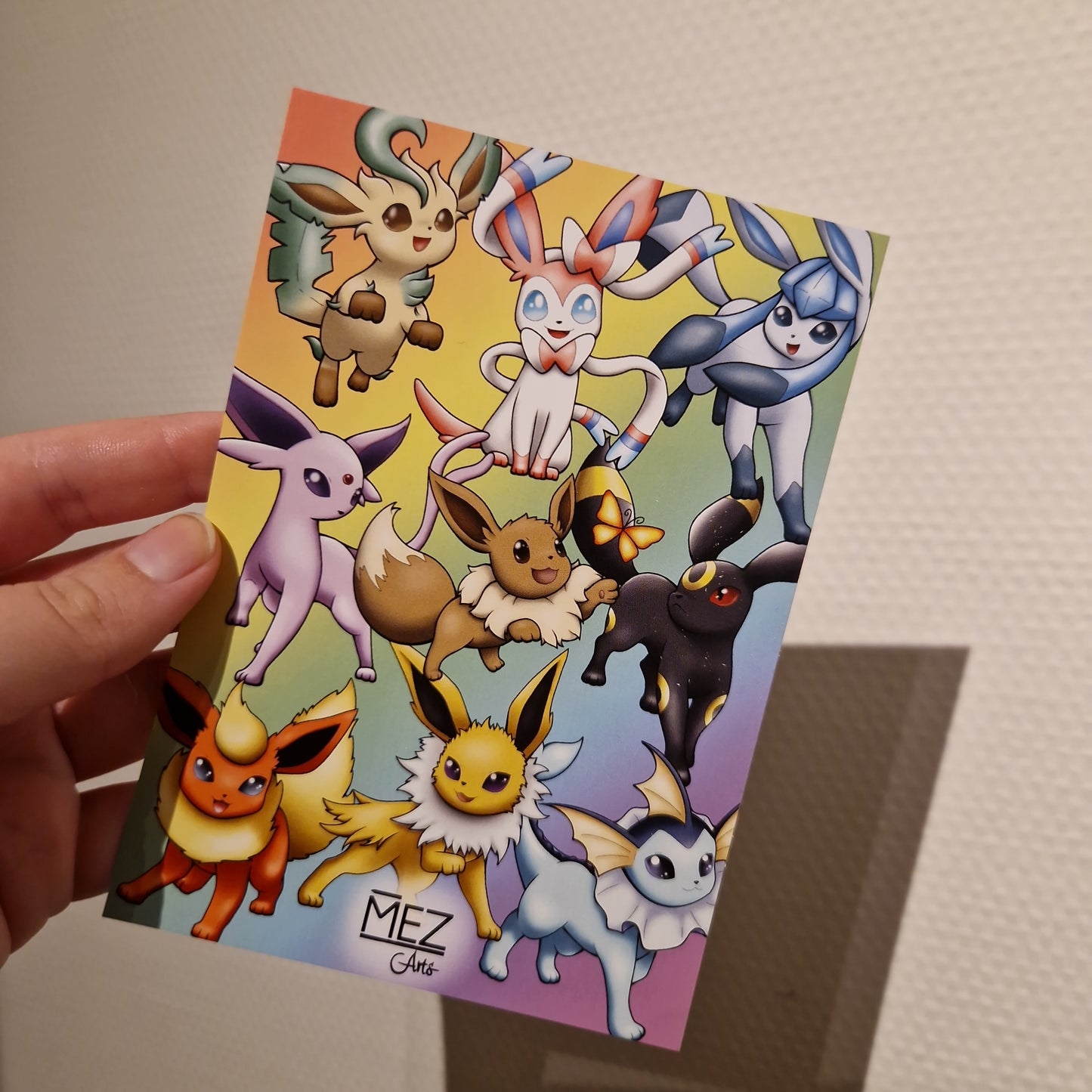 Eeveelutions | postcard