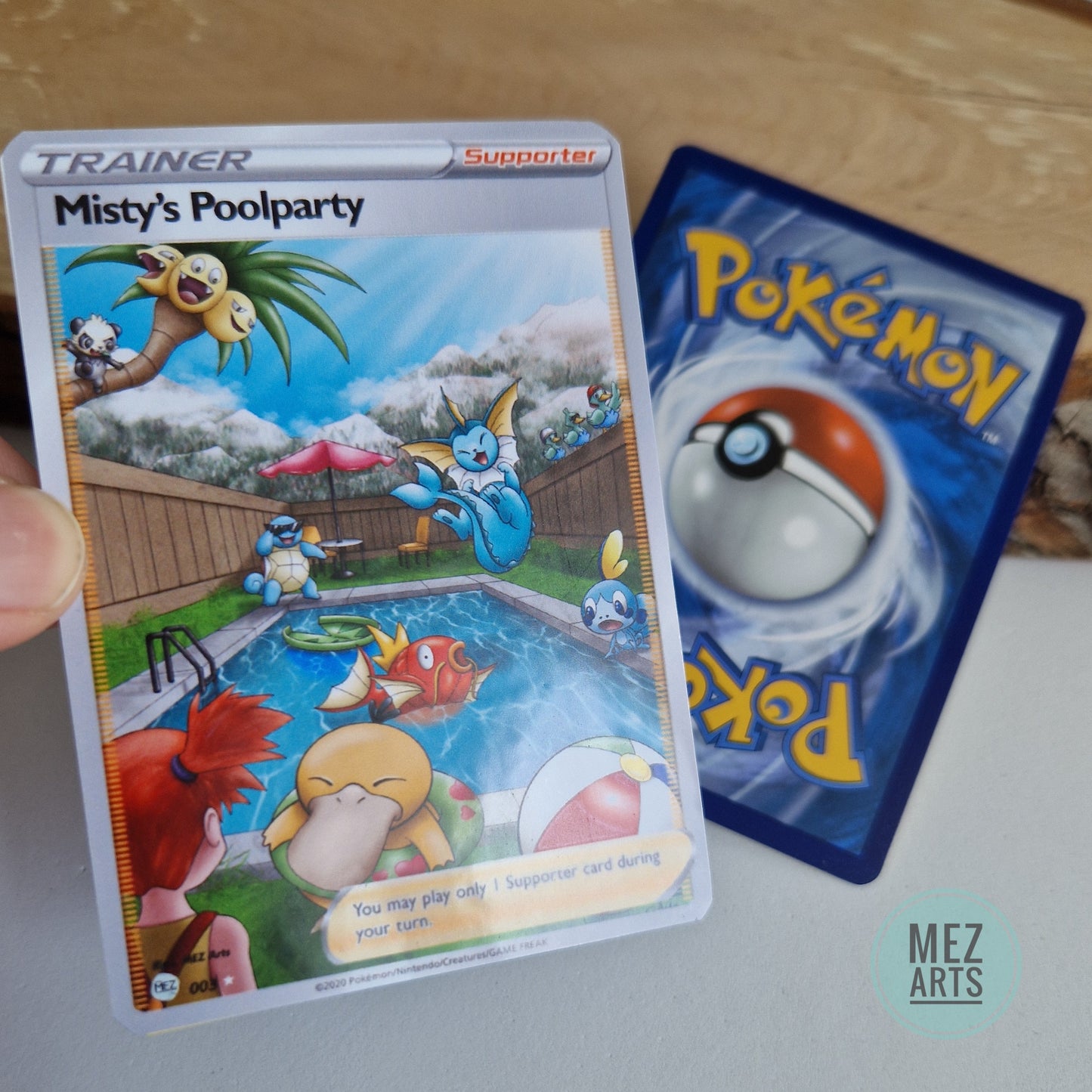 Misty's Poolparty | Custom card