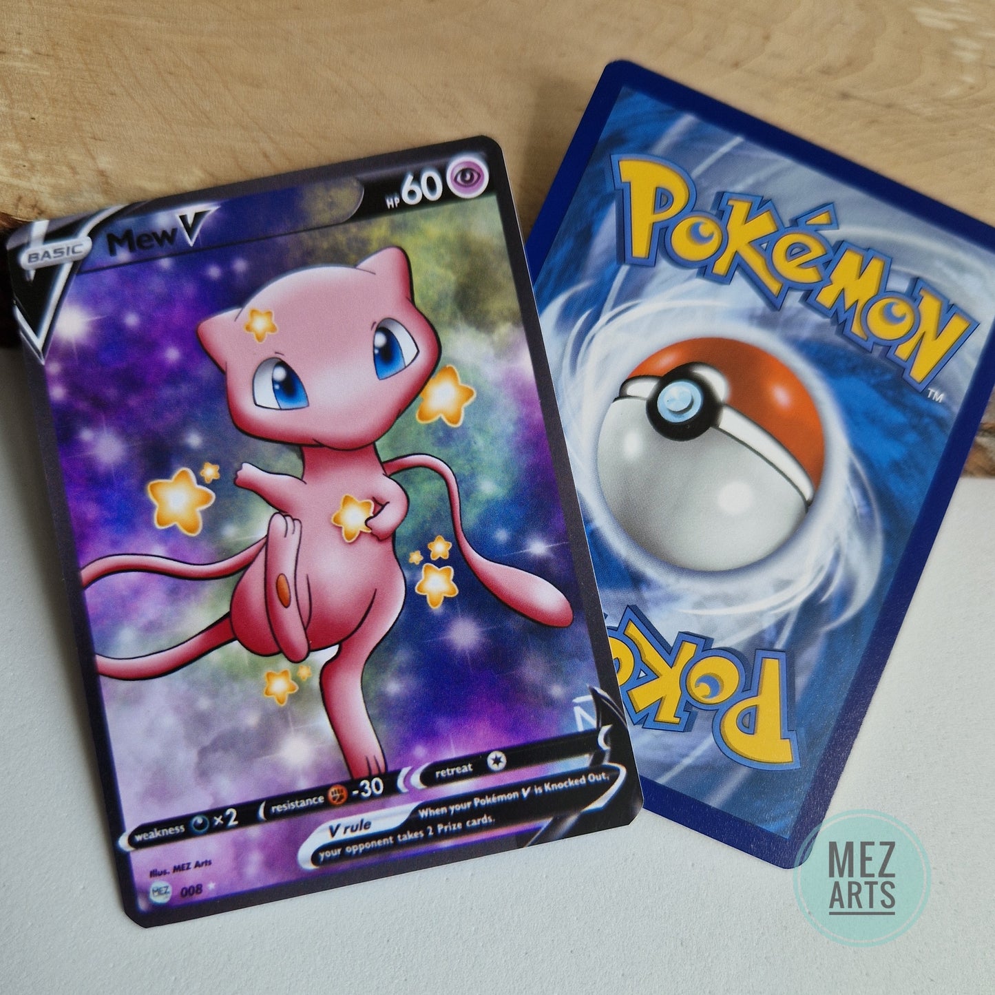 Mew in space | Custom card