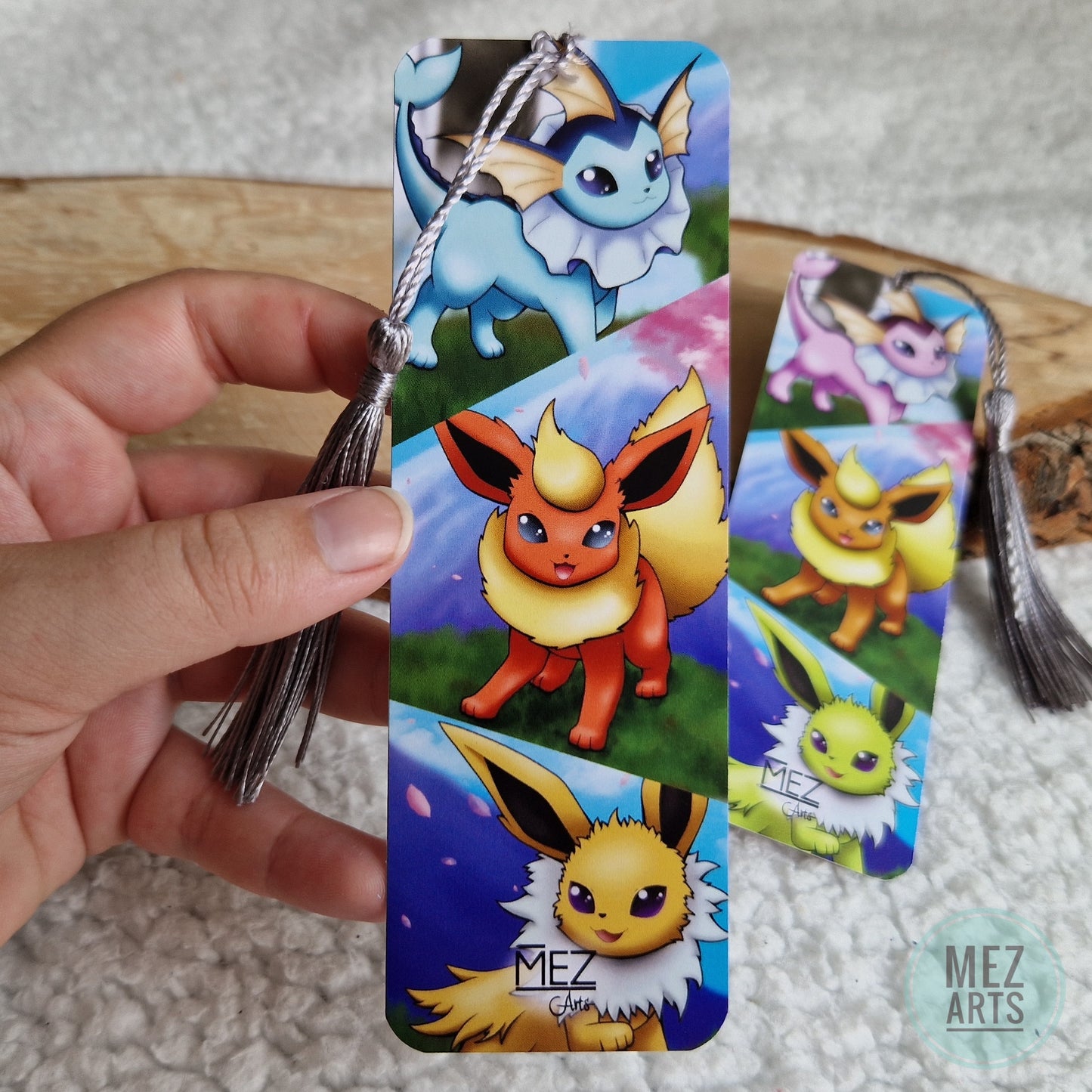 Vaporeon, Flareon and Jolteon Eeveelutions | bookmark