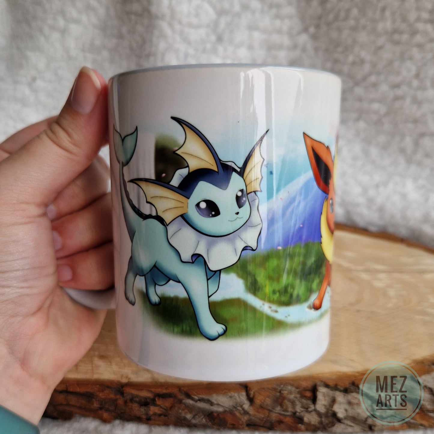 Vaporeon, Flareon and Jolteon Eeveelutions | mug