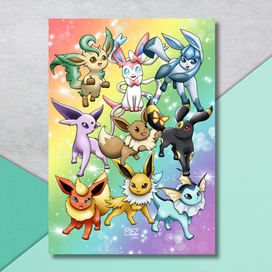 Eeveelutions | art print