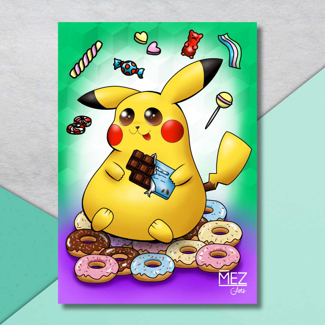 Chunkachu | art print