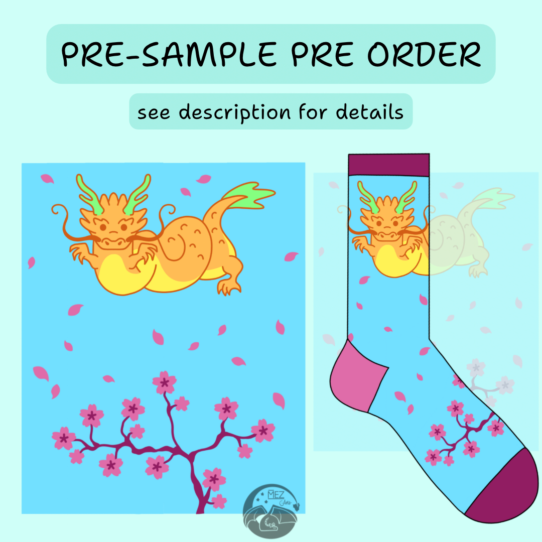 Sakura Dragon - Socks