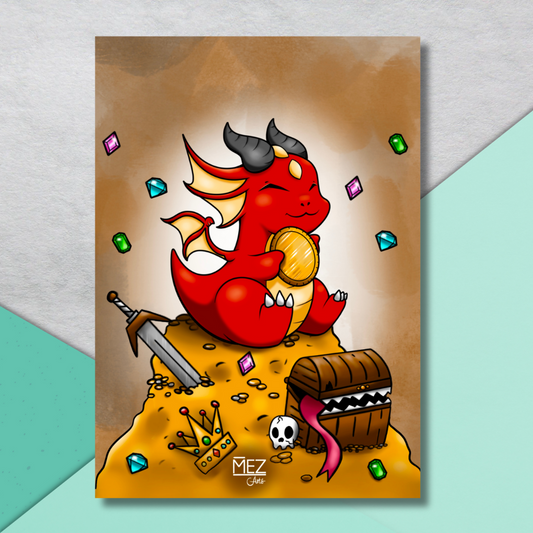 Treasure Dragon | art print