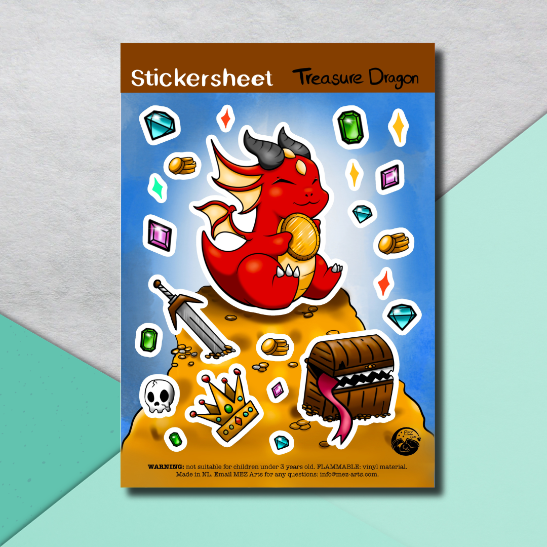 Treasure Dragon | stickersheet - PRE ORDER