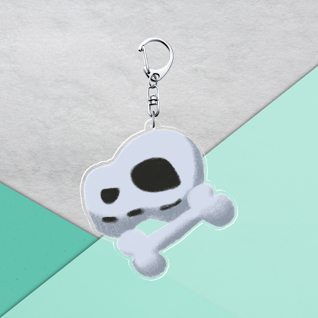 Dinosaur Fossil Animal Crossing | keychain