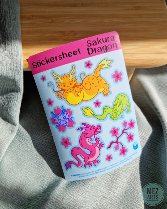 Sakura Dragon | stickersheet