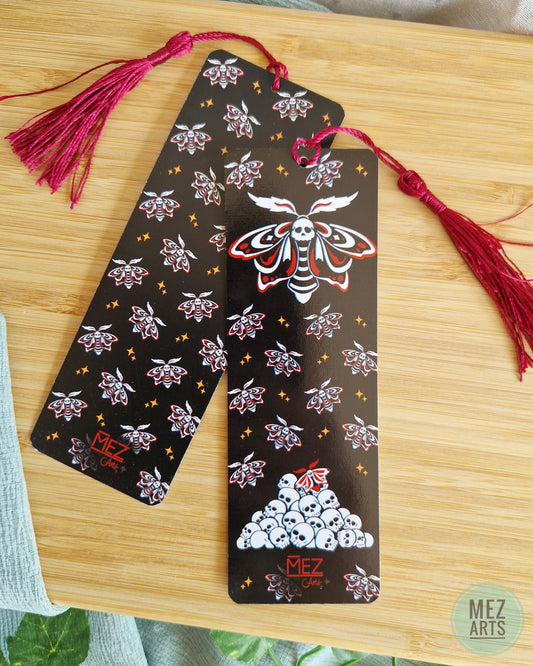 Skull Moth | bookmark