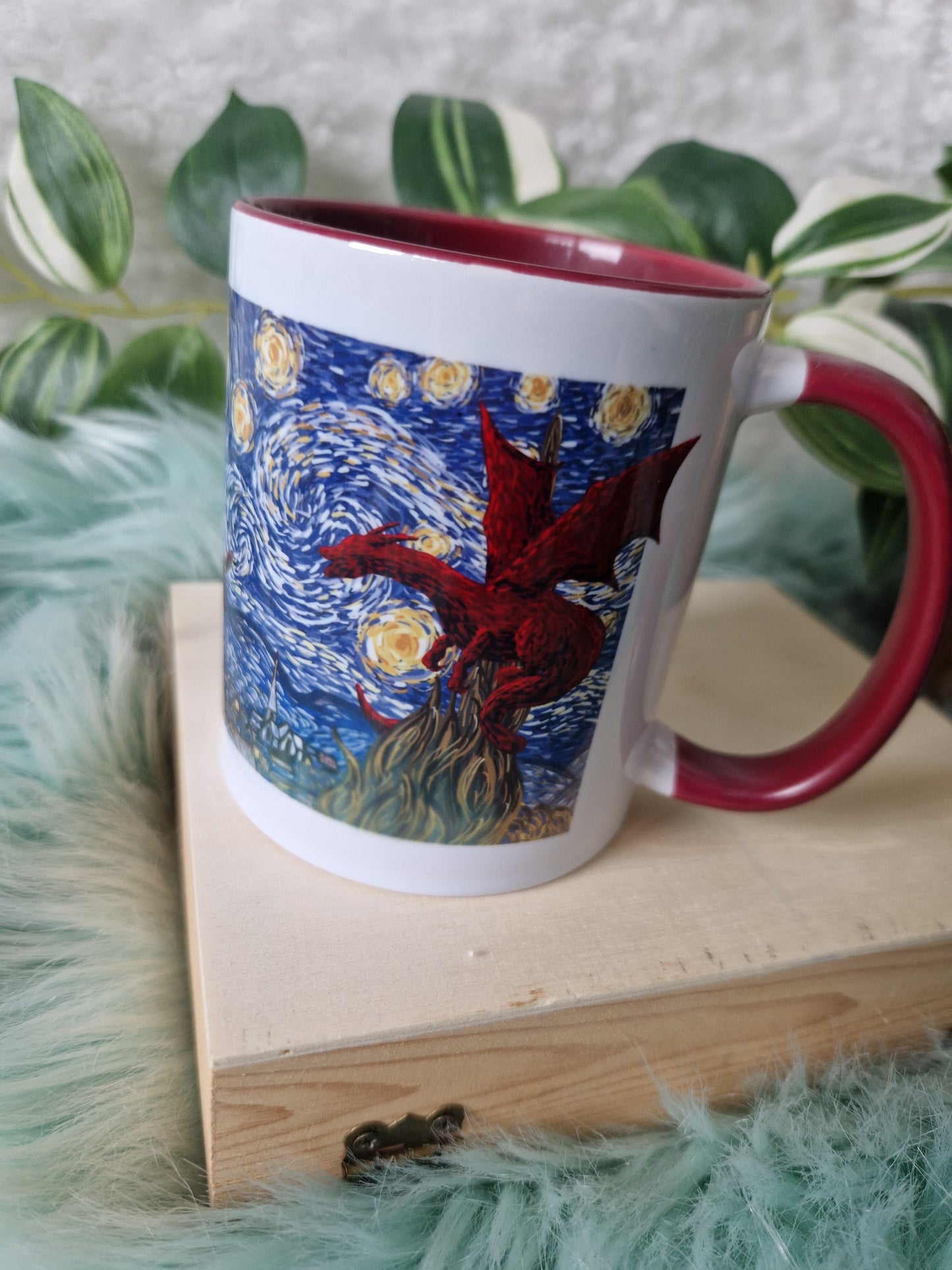 Van Gogh dragon mug 2 | B-grade