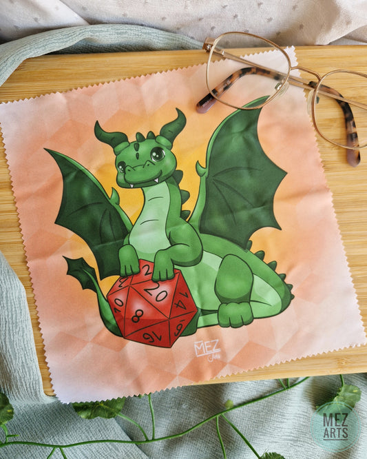 Dice dragon | Glasses Cloth