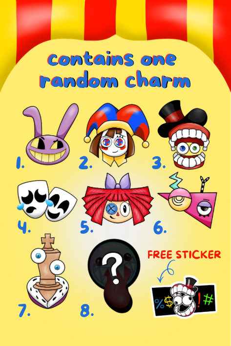 The Amazing Digital Circus | Charm blind bag - PRE ORDER