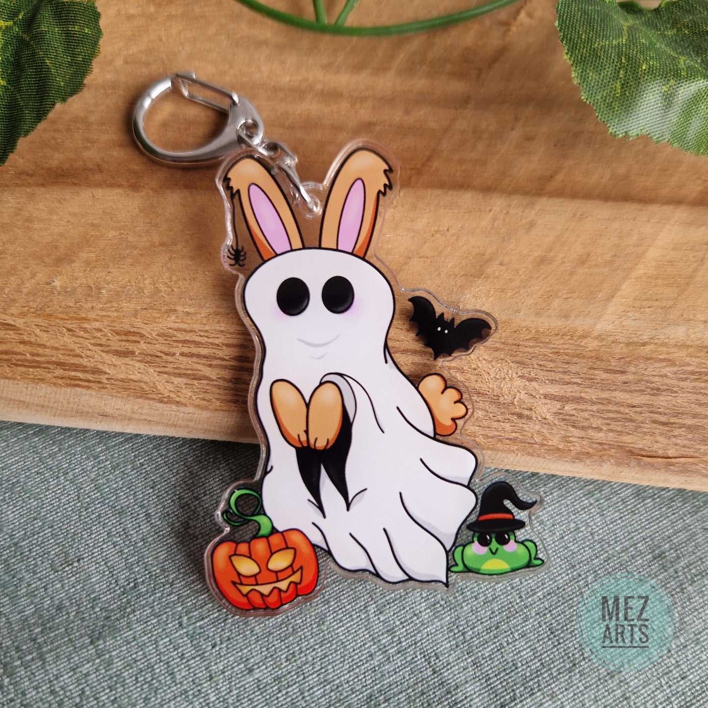 Halloween bunny | keychain