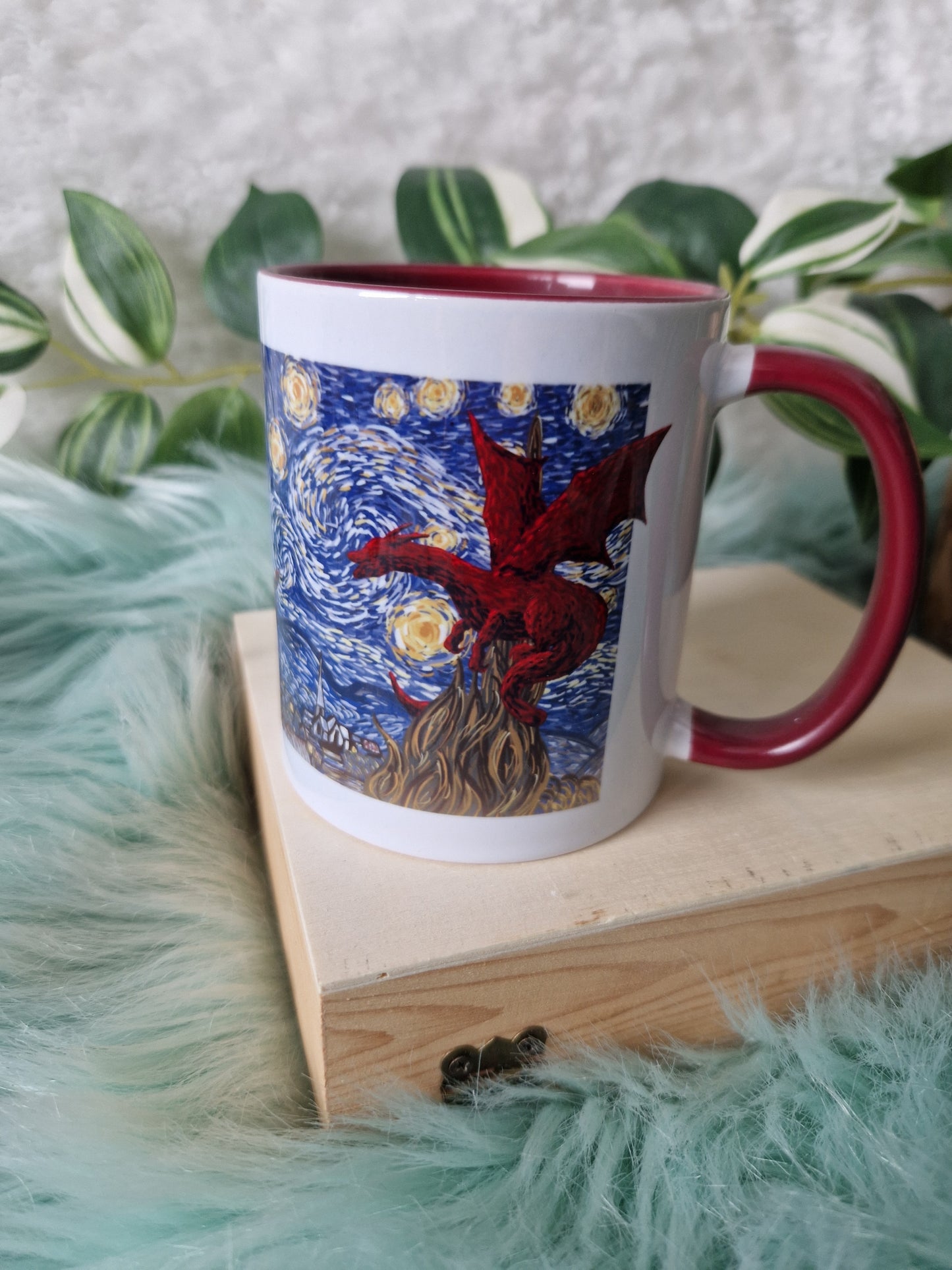 Van Gogh dragon mug 3 | B-grade