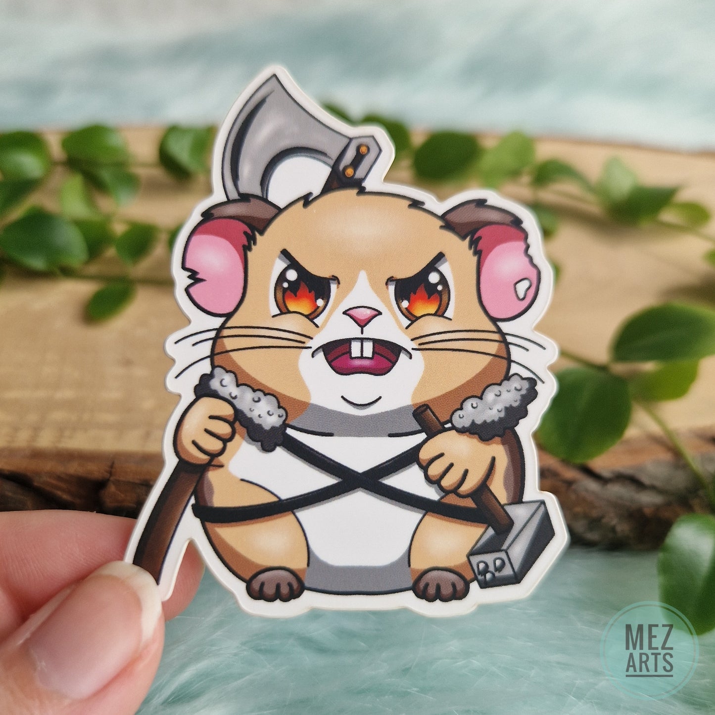 Hamster Barbarian | sticker