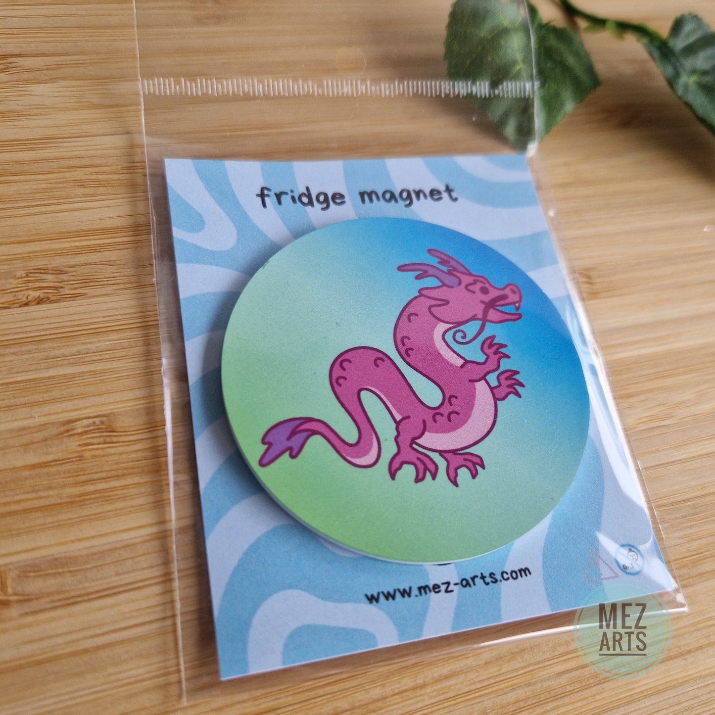 Pink dragon | Magnet