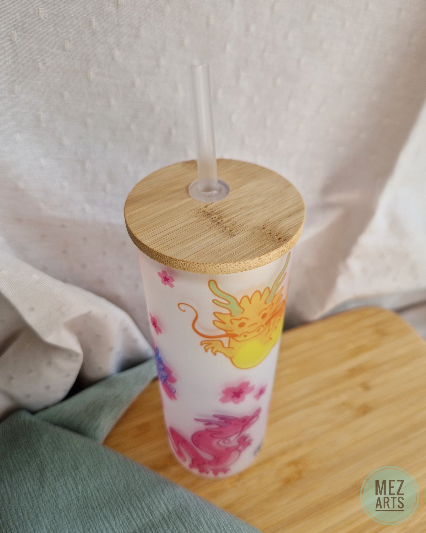 Sakura dragon | tumbler