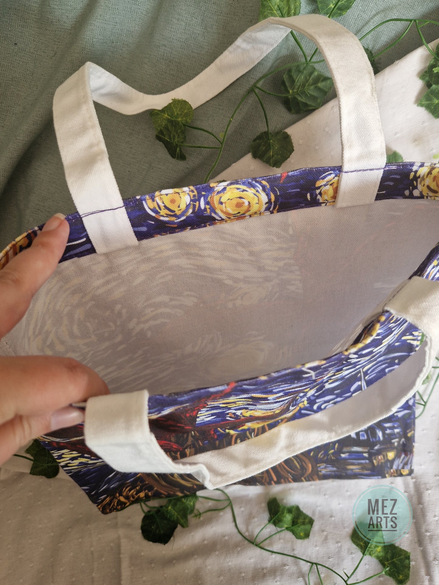 Van Gogh dragon | full print totebag