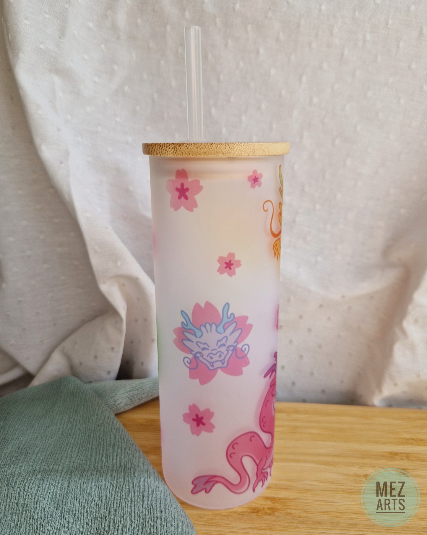 Sakura dragon | tumbler