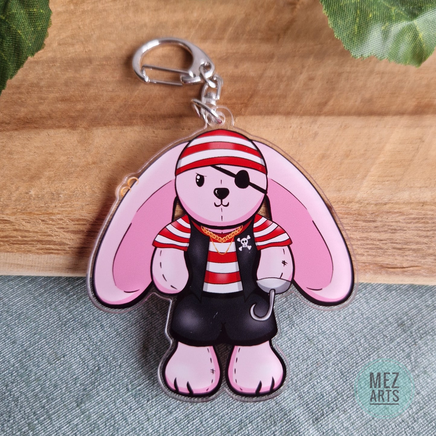 Pirate bunny plush | keychain
