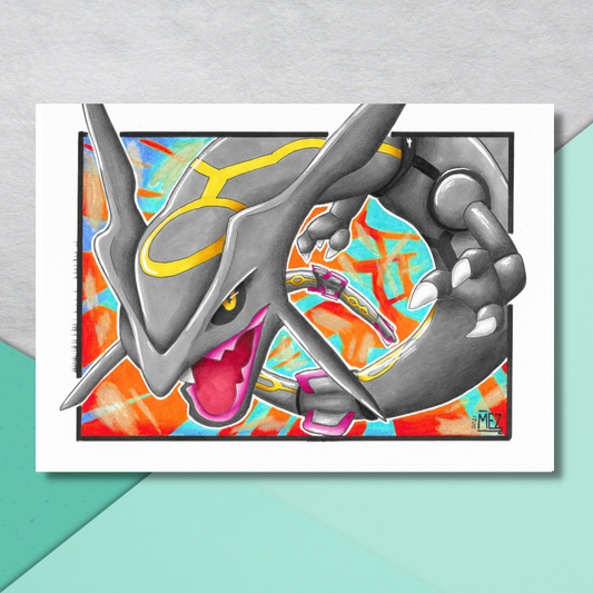 Shiny Rayquaza | art print