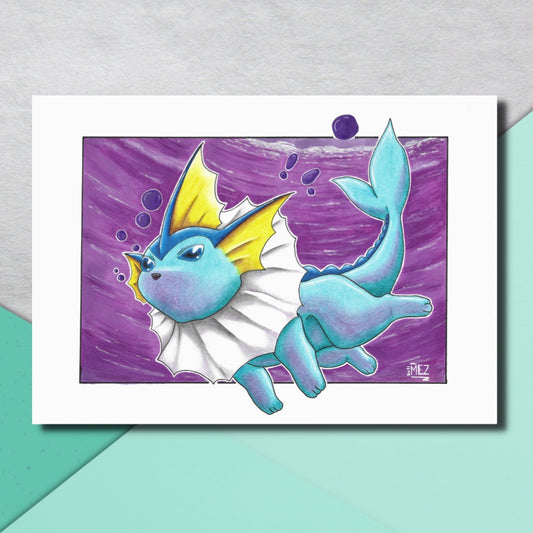 Dark Vaporeon | art print