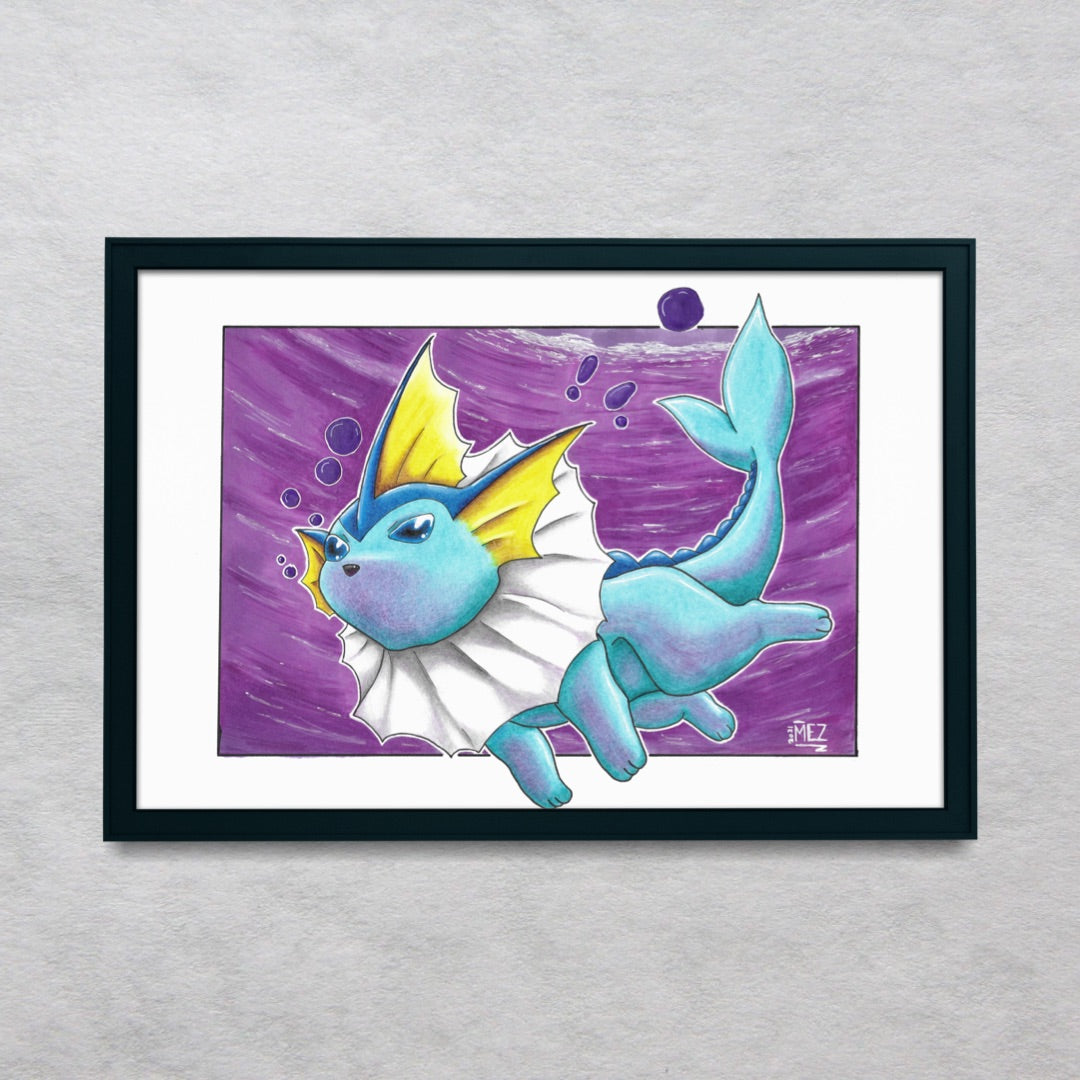 Dark Vaporeon | art print