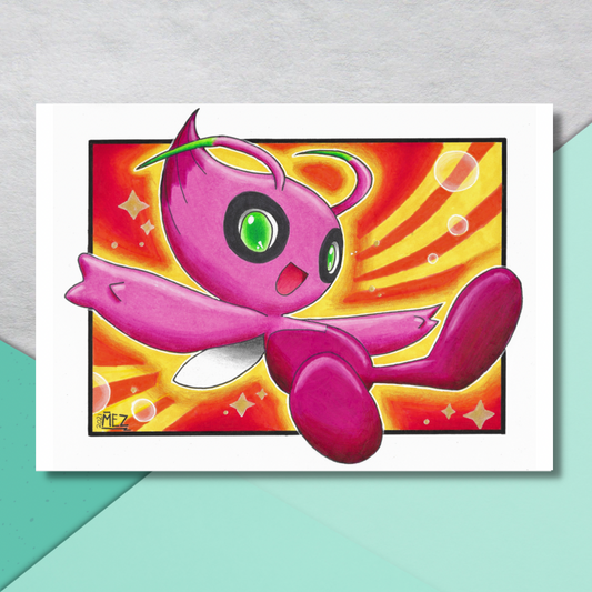 Shiny Celebi | art print