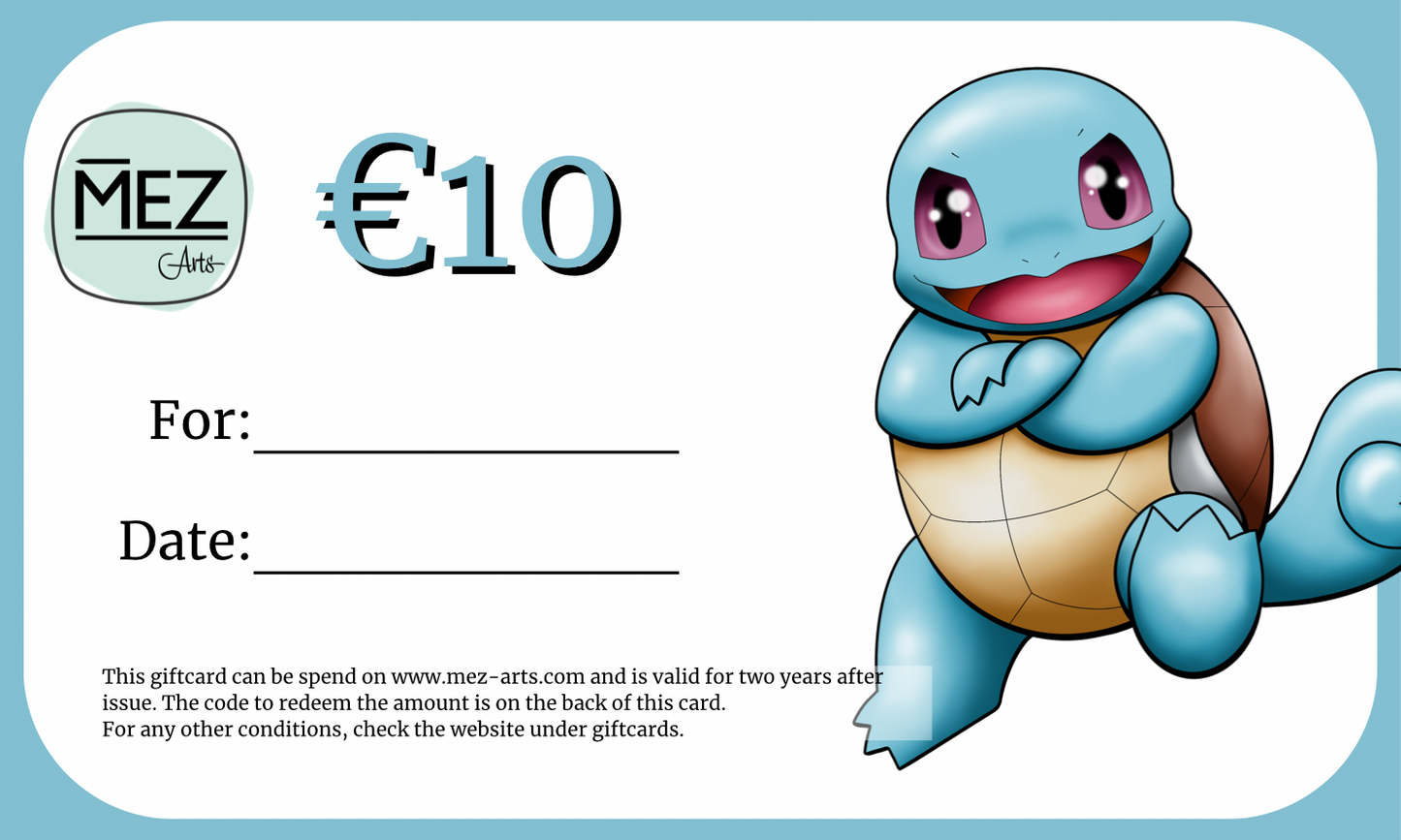 €10 gift card