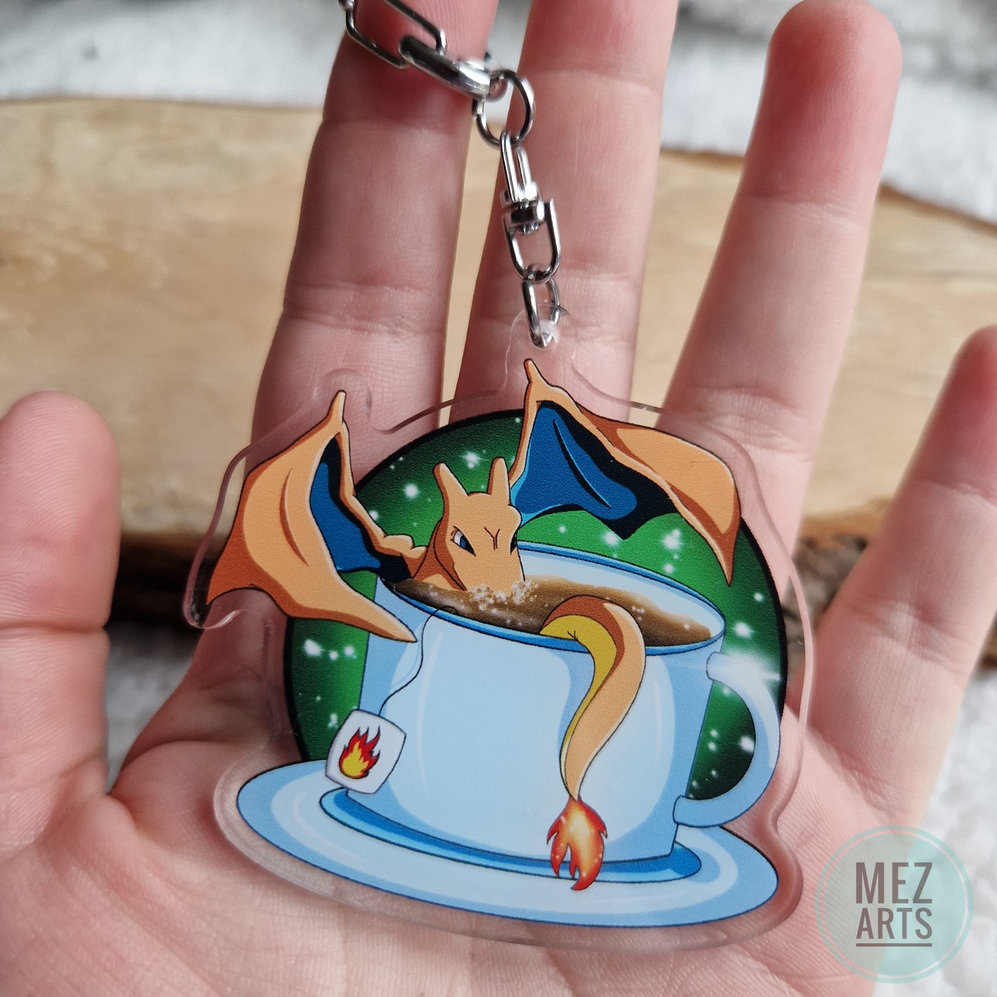 Cup o’ Charizard | keychain
