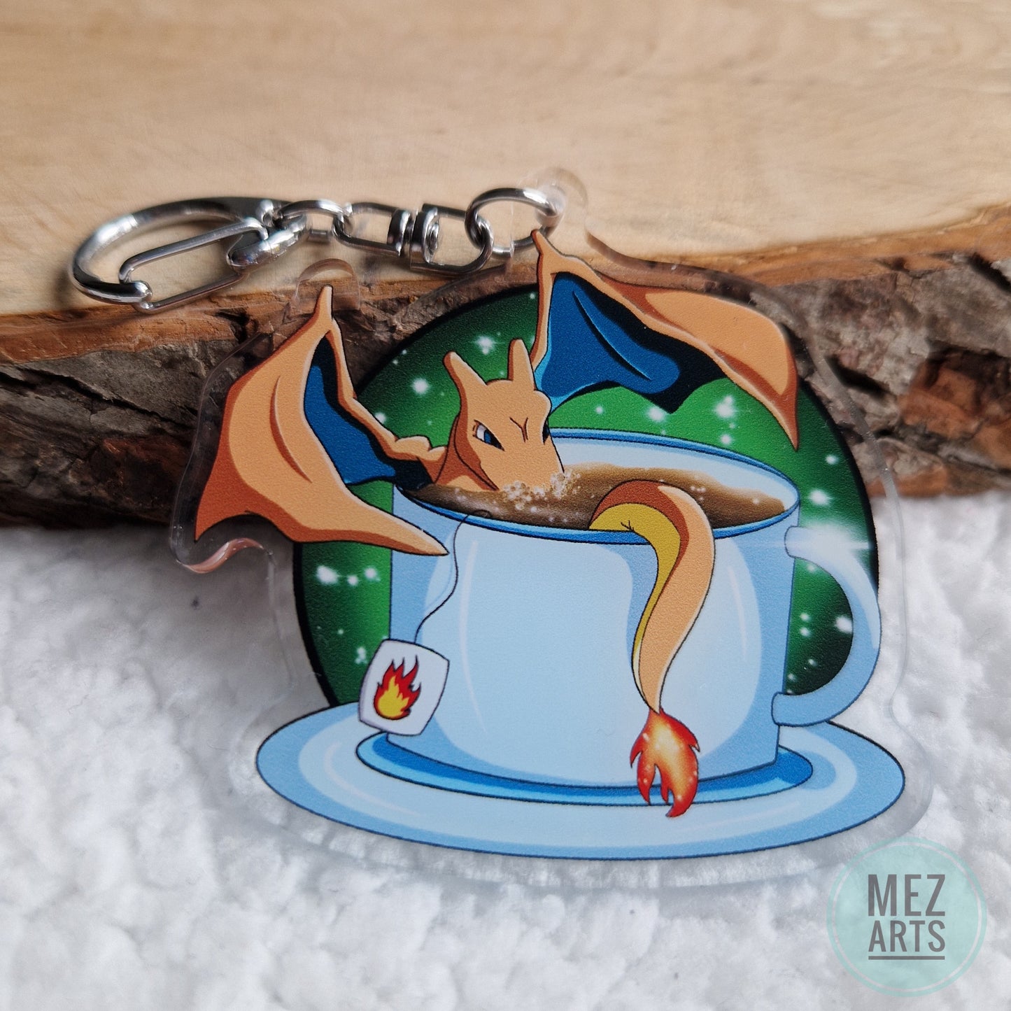 Cup o’ Charizard | keychain
