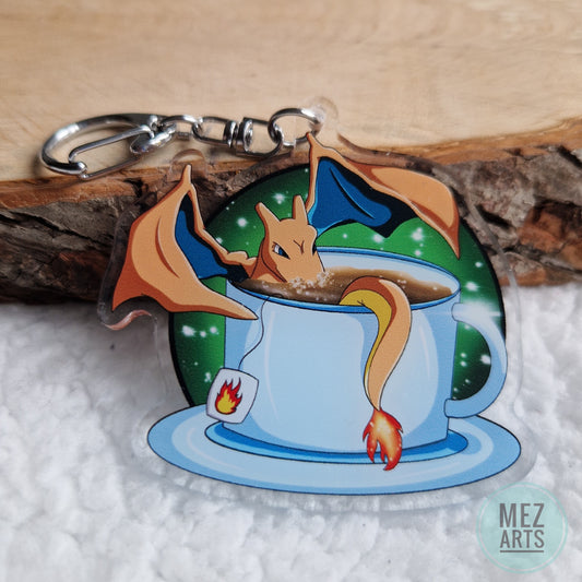 Cup o’ Charizard | keychain