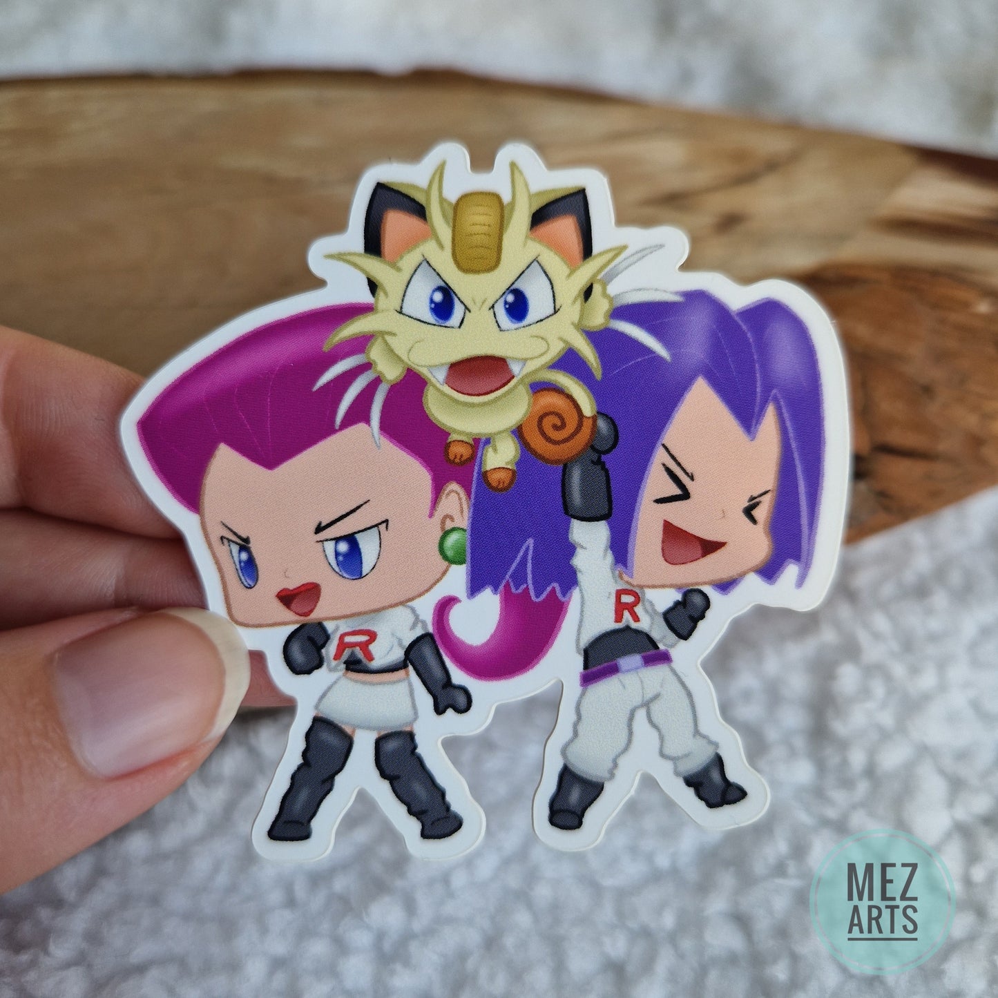 Chibi Team Rocket | sticker