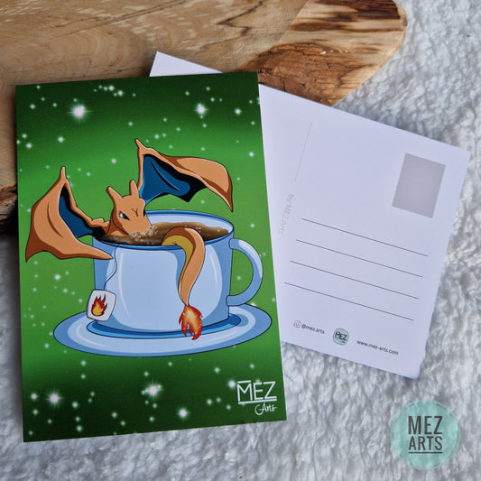 Cup o’ Charizard | postcard