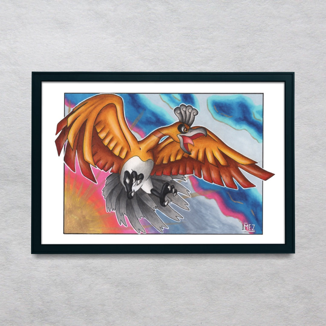 Shiny Ho-Oh | art print