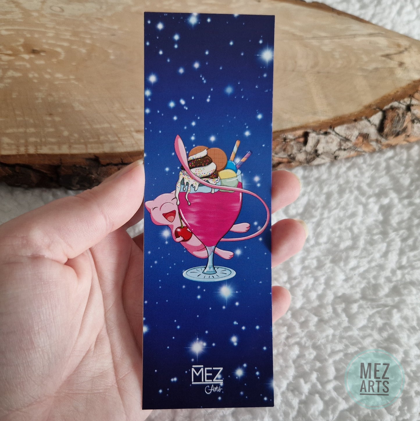 Mew with milkshake | bookmark