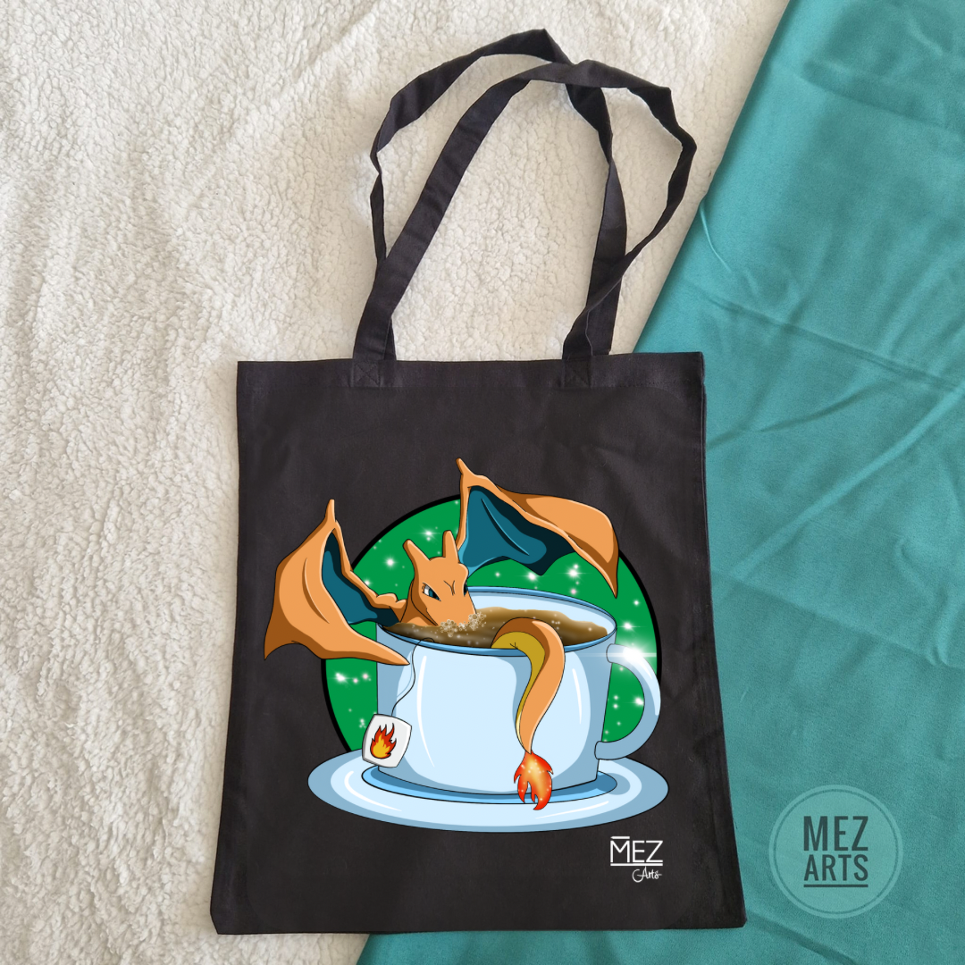Cup o’ Charizard | totebag