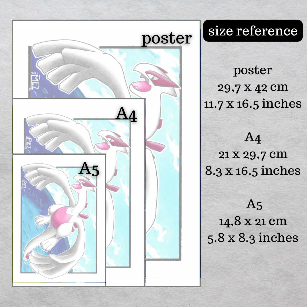 Shiny Lugia | art print