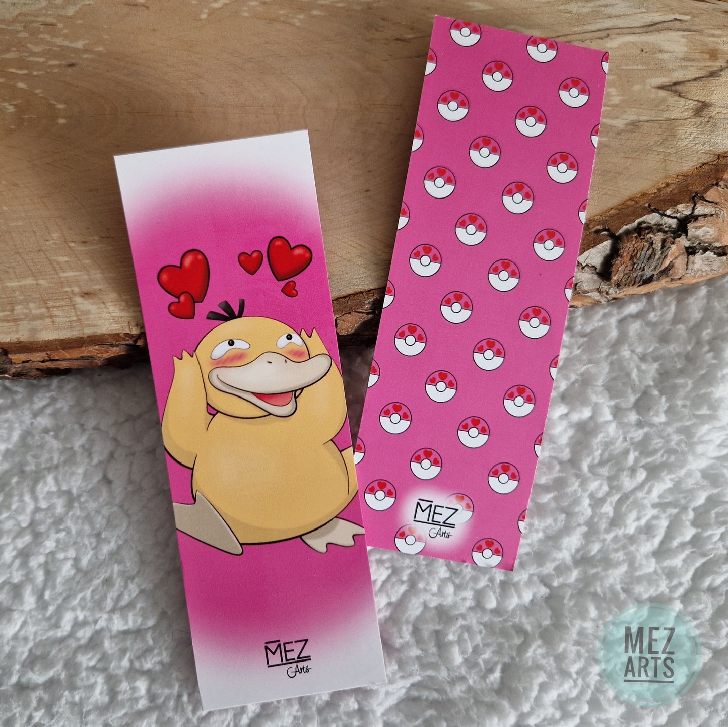 Psyduck in love | bookmark