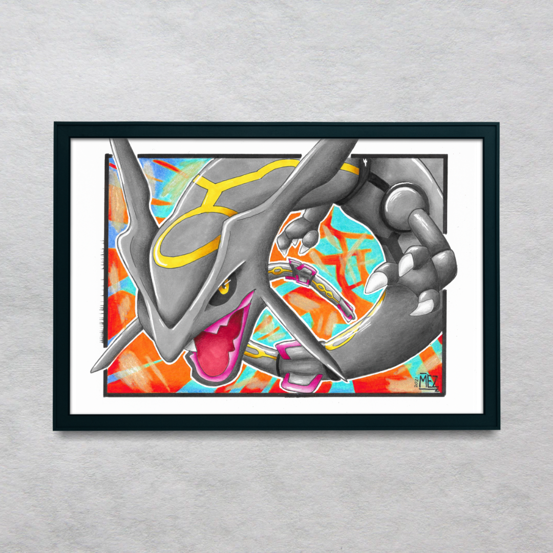 Shiny Rayquaza | art print
