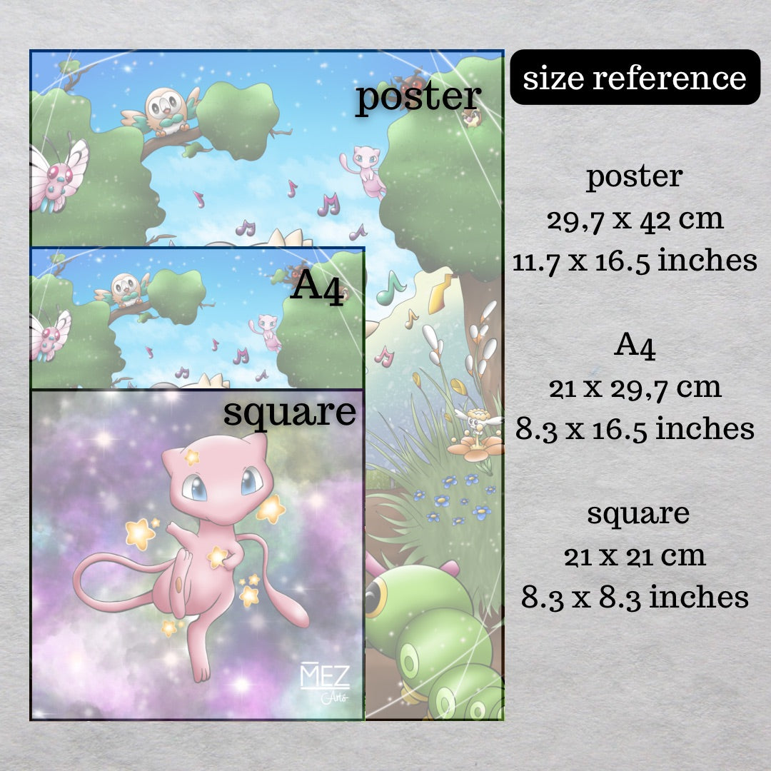 Mew in space | art print