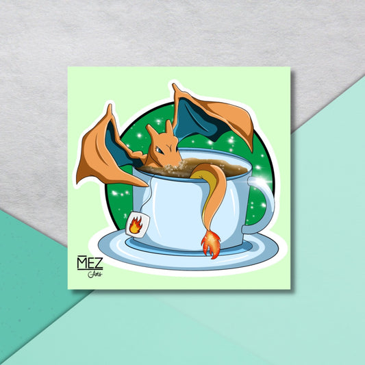 Cup ‘o Charizard | art print
