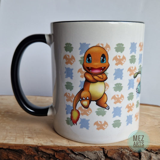 Starters | Bulbasaur, Charmander and Squirtle | mug