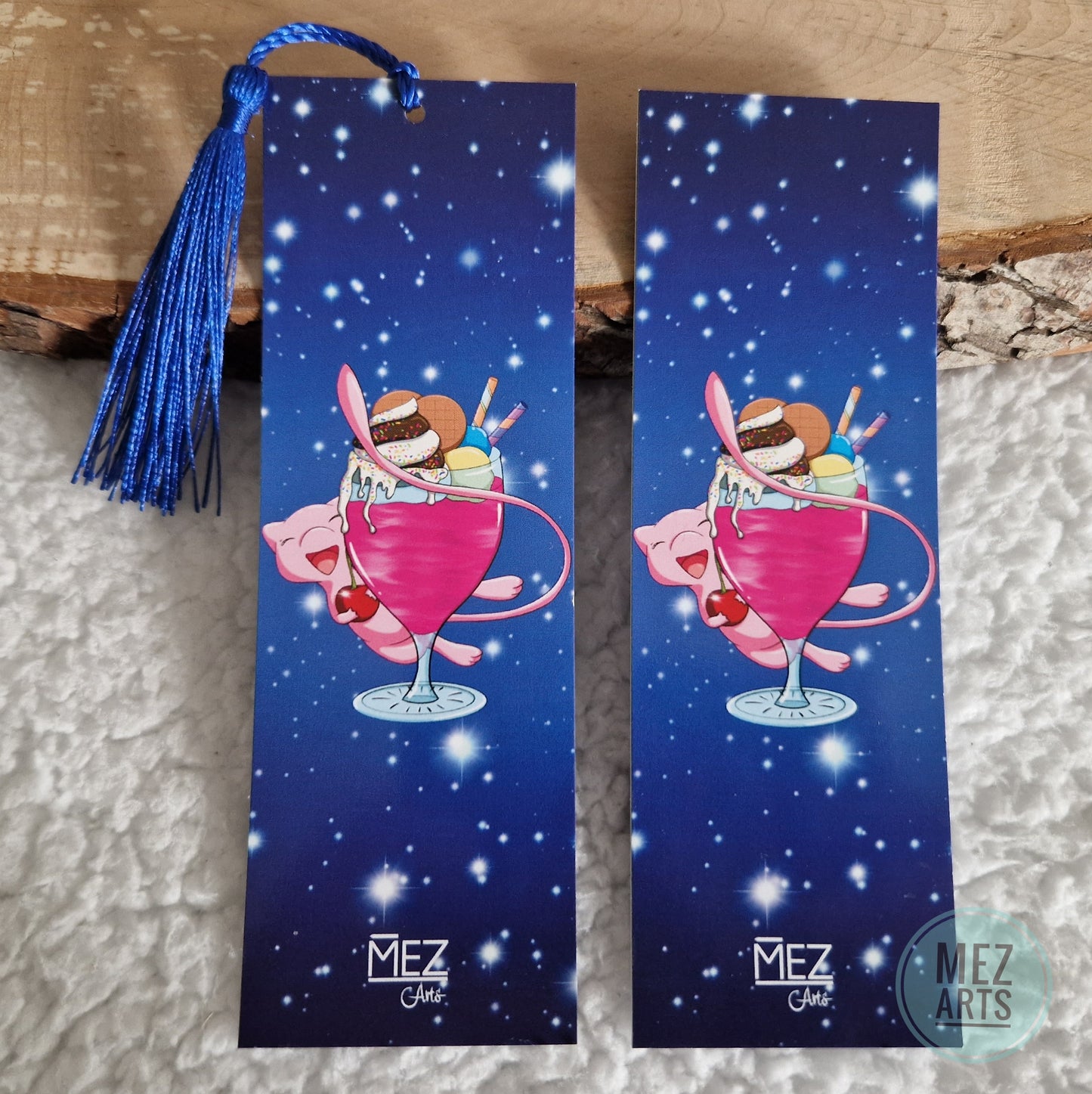 Mew with milkshake | bookmark