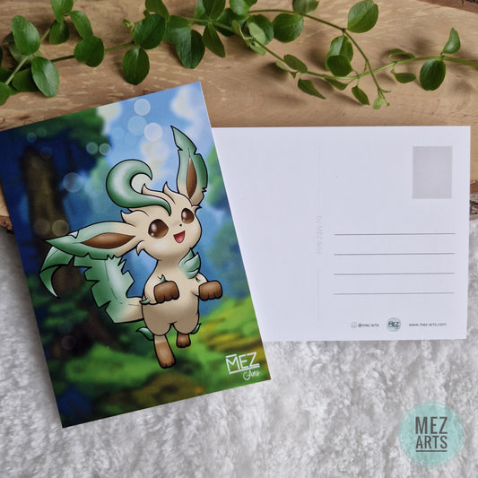 Leafeon | postcard
