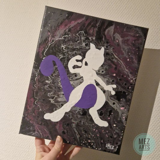Mewtwo traditional painting | Too good to go!