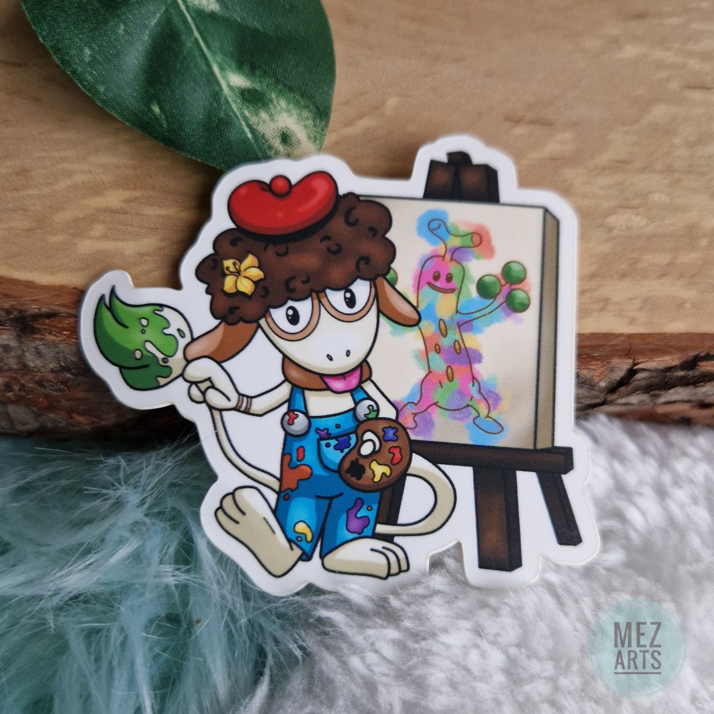 Bob Ross Smeargle | sticker