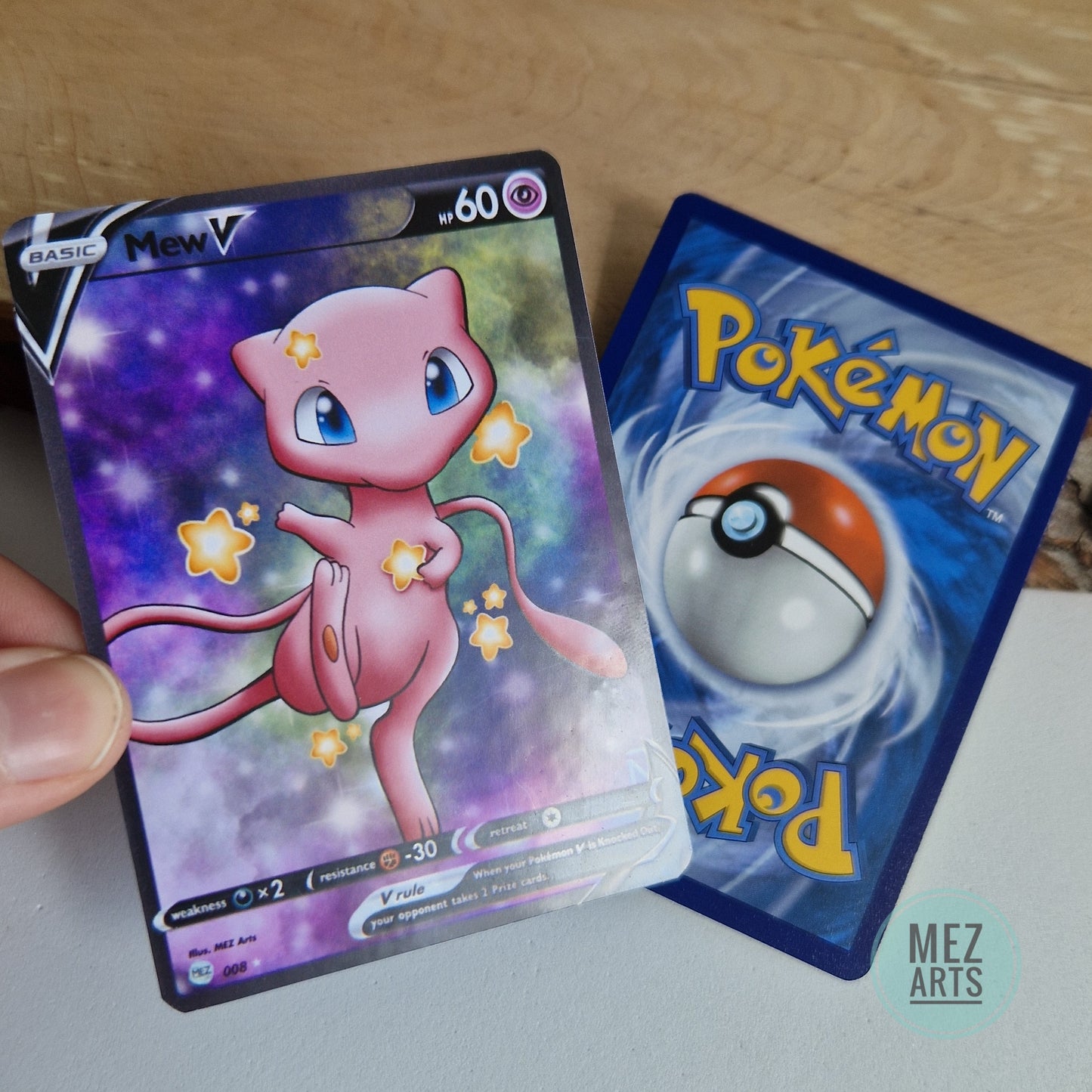 Mew in space | Custom card